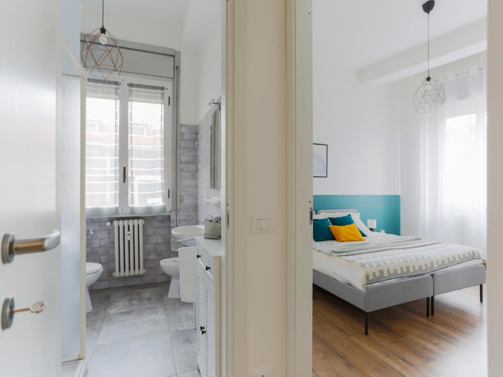 The Best Rent - Cozy Two-Bedroom Apartment Near Colonne S Lorenzo Milánó Kültér fotó